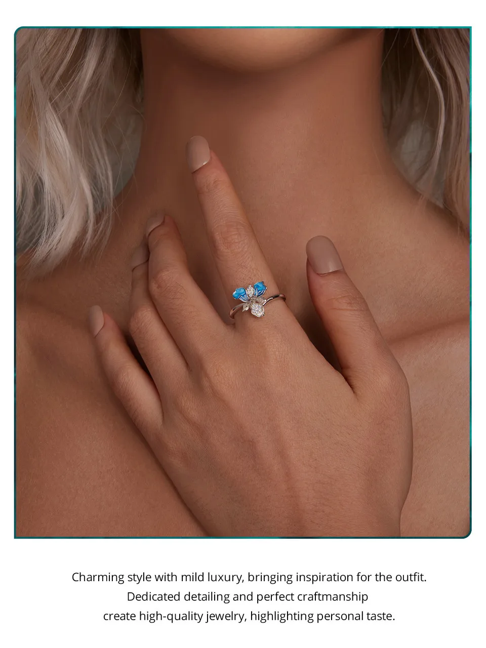 Blue Iris Ring