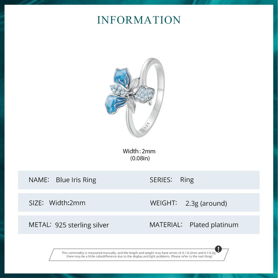 Blue Iris Ring