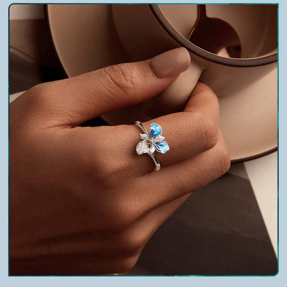 Blue Iris Ring