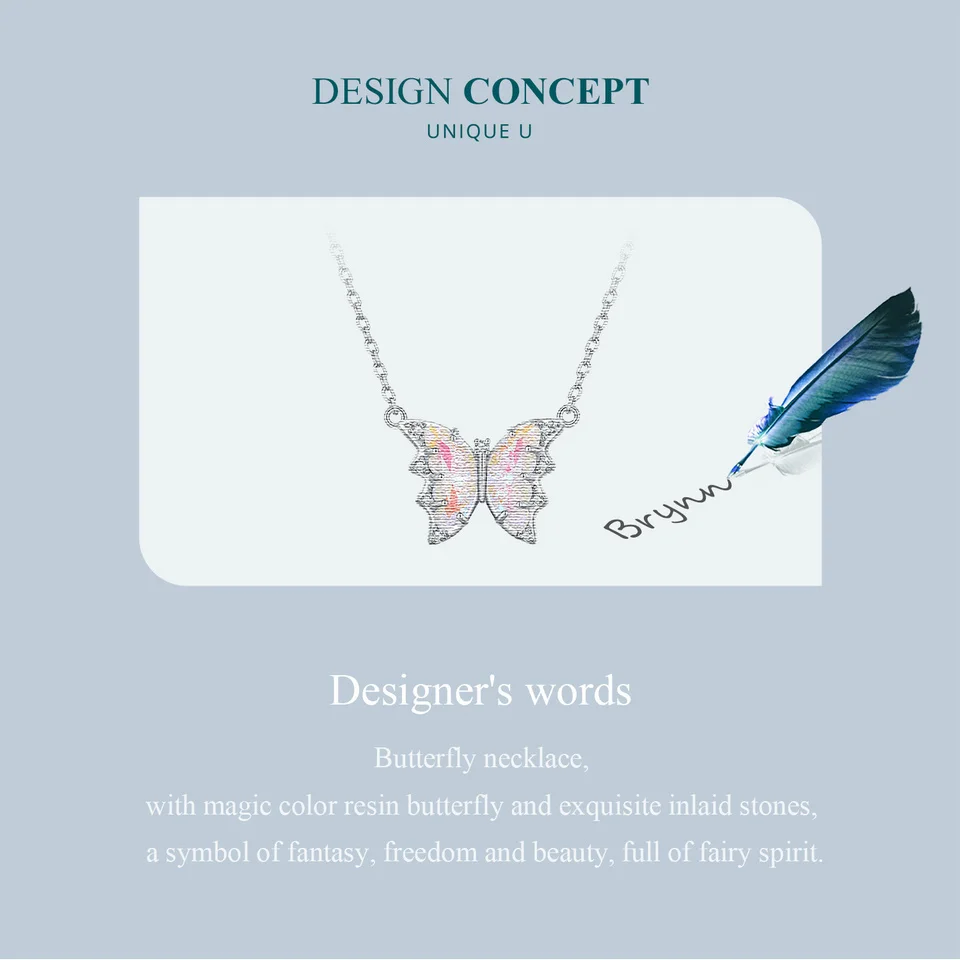 Butterfly Pendant Necklace