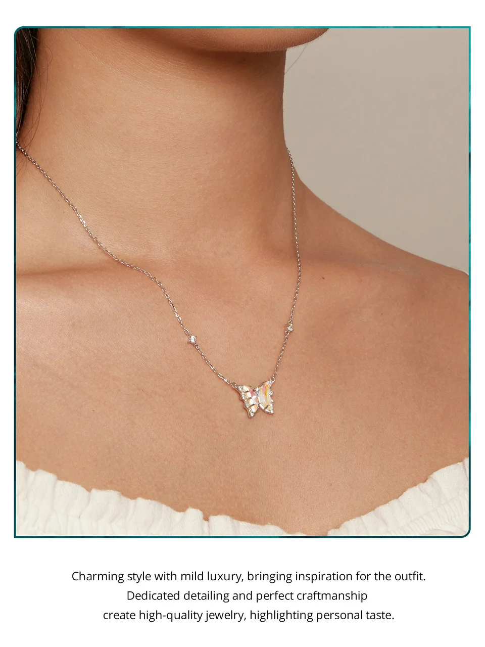 Butterfly Pendant Necklace