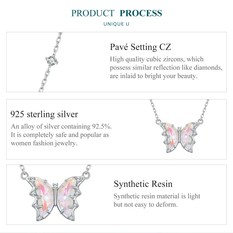 Butterfly Pendant Necklace