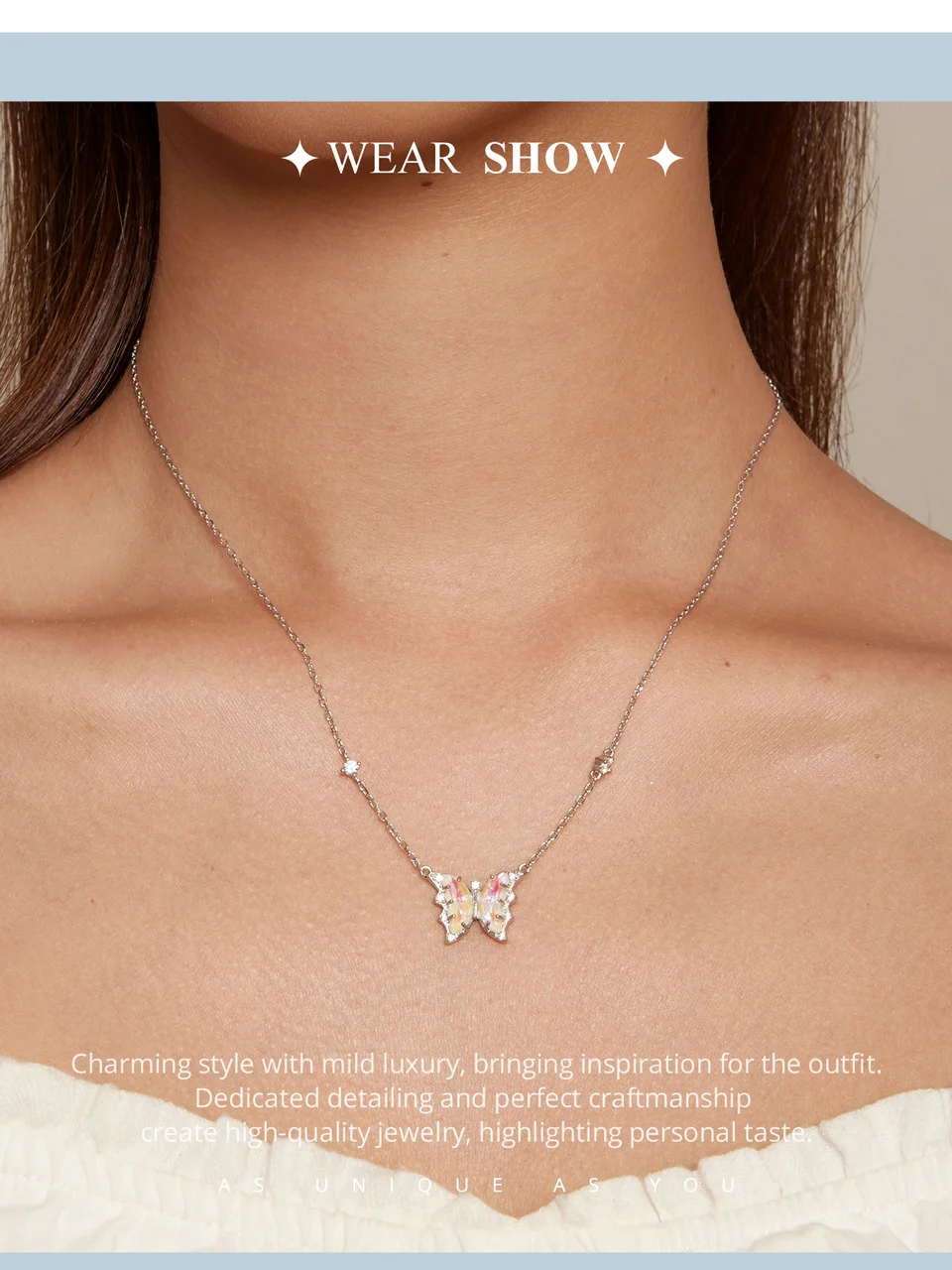 Butterfly Pendant Necklace