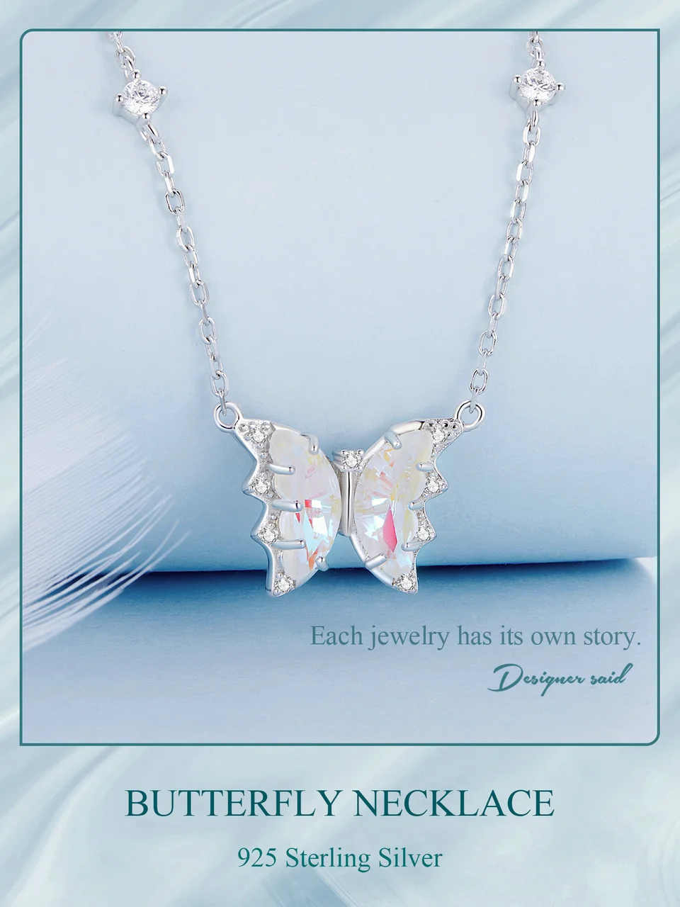 Butterfly Pendant Necklace