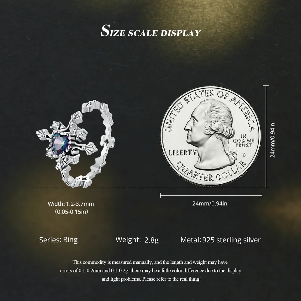 Cross Ring Retro Heart