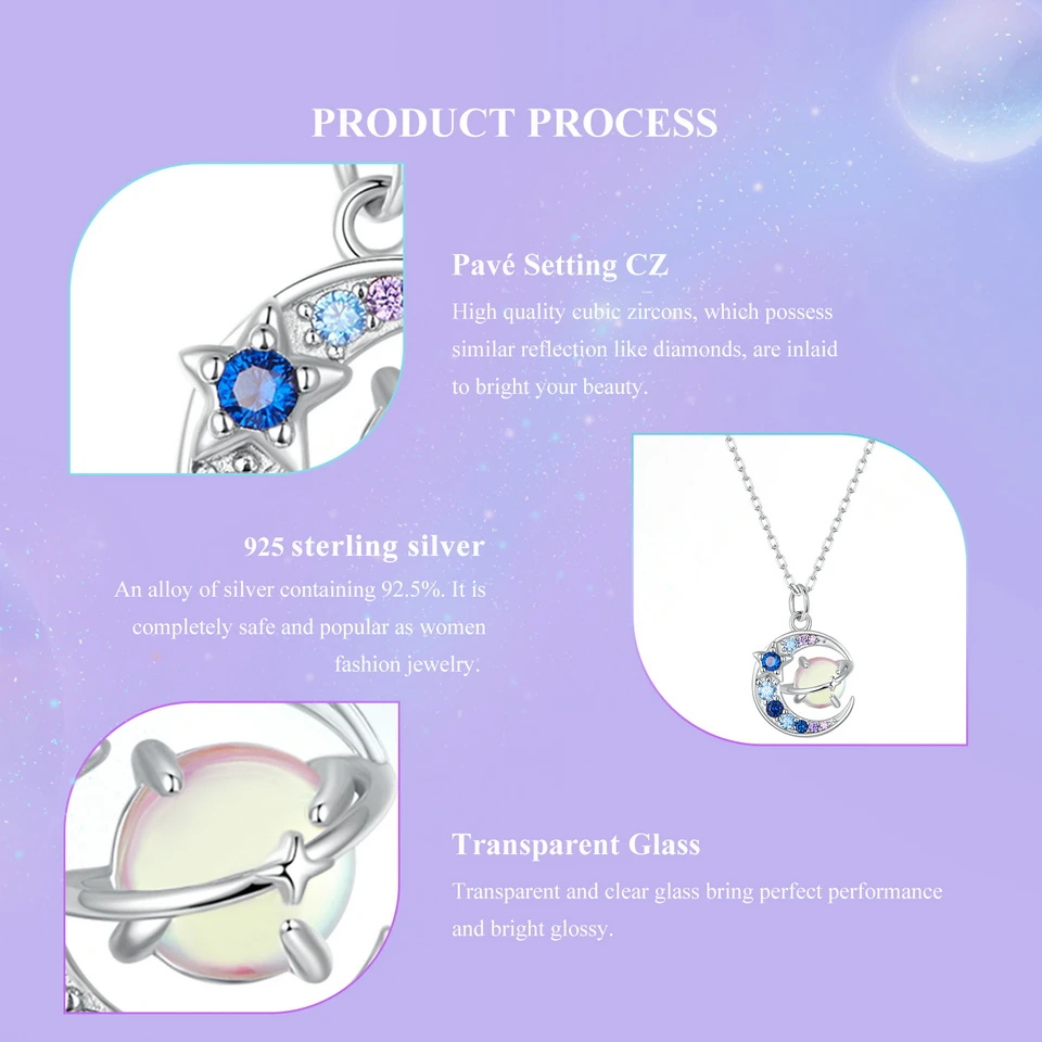 Fantasy planet necklace