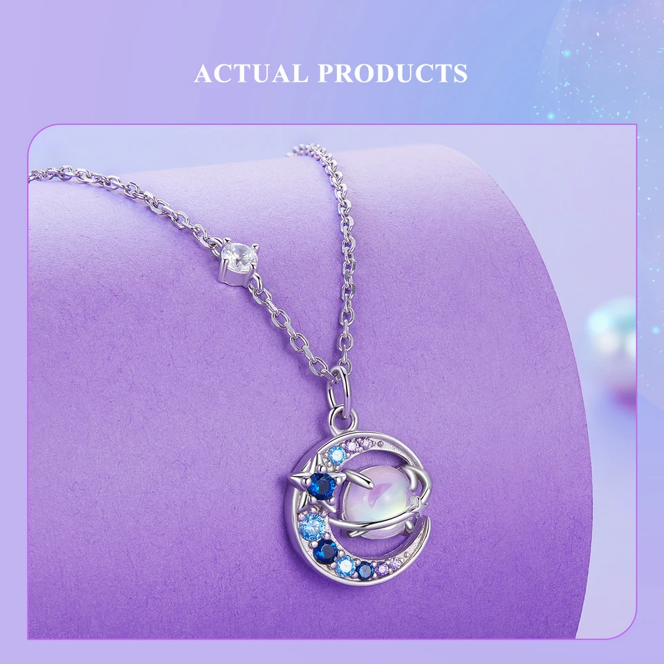 Fantasy planet necklace