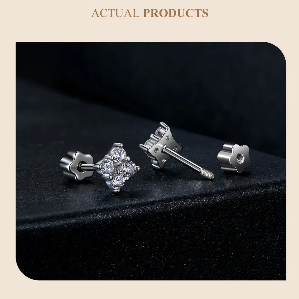 Four Leaf Clover Moissanite