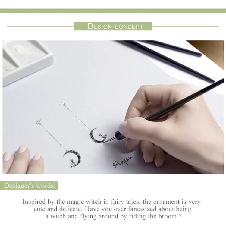 Magic Witch on the Moon