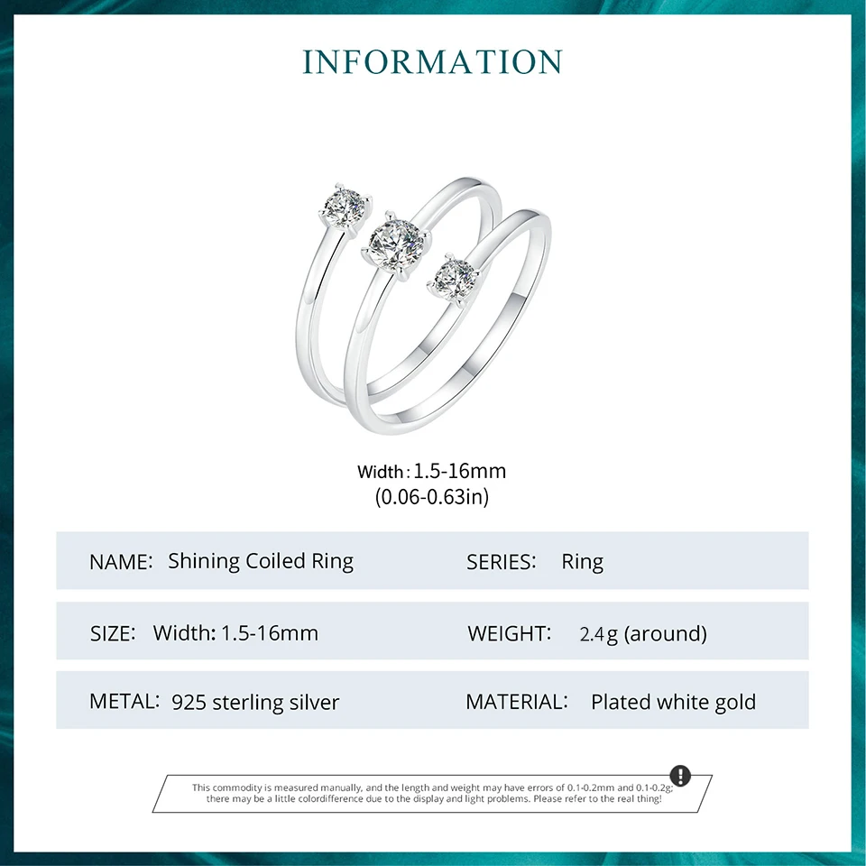 Shining Coiled Ring