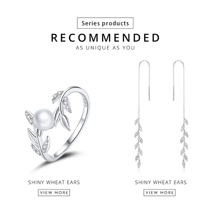 Shiny Wheat Ears Necklace