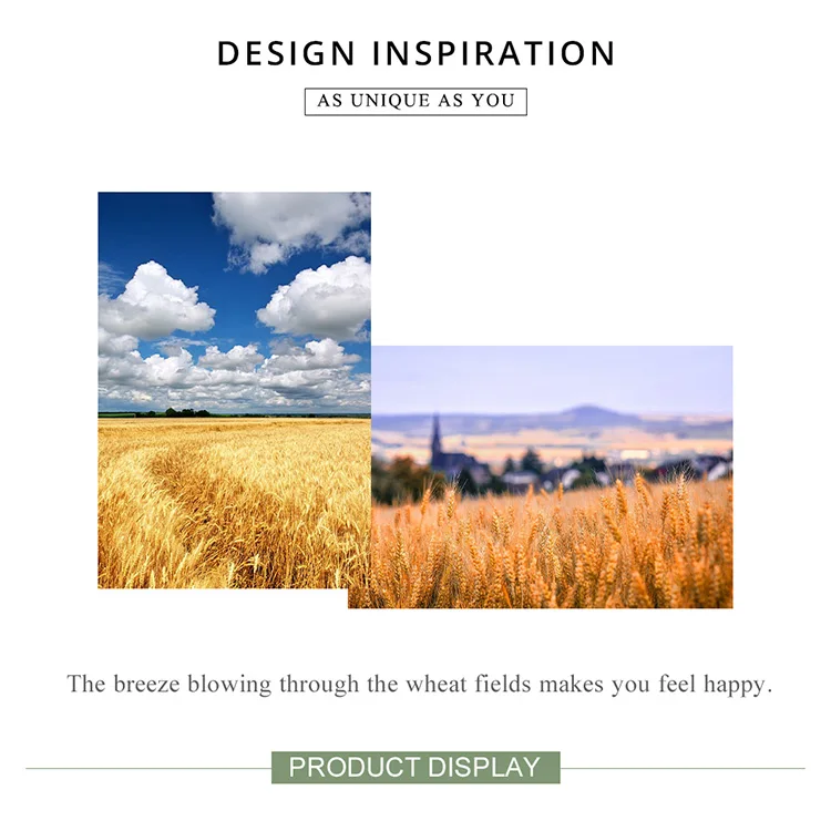 Shiny Wheat Ears Necklace