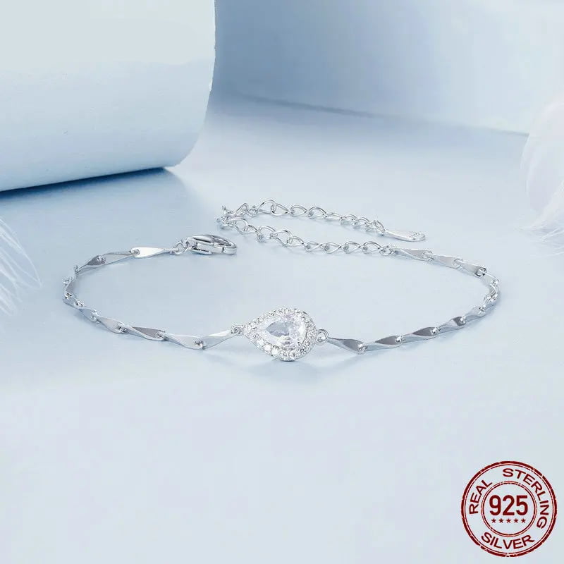 Sparkling Droplet Bracelet https://luxynor.com Sparkling Droplet Bracelet