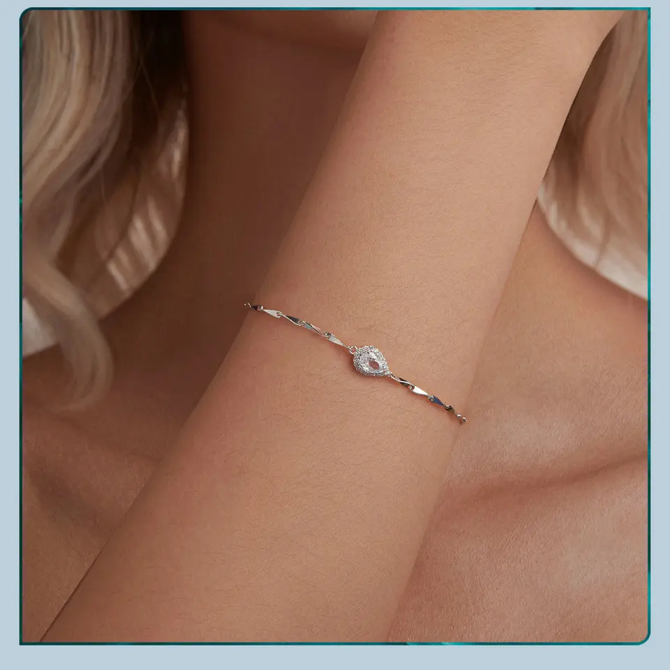 Sparkling Droplet Bracelet