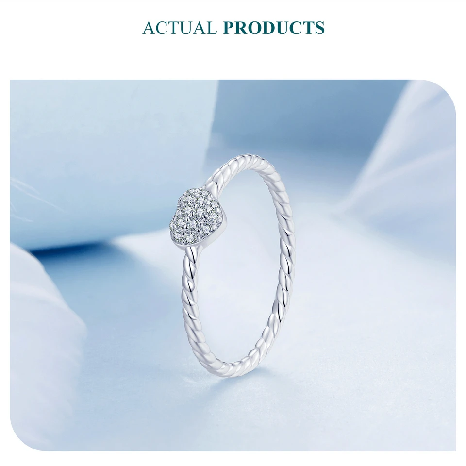 Sparkling Heart Ring