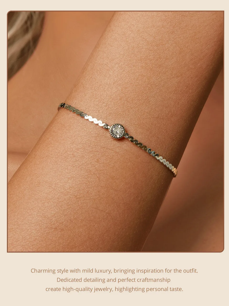 Sparkling Moissanite Bracelet