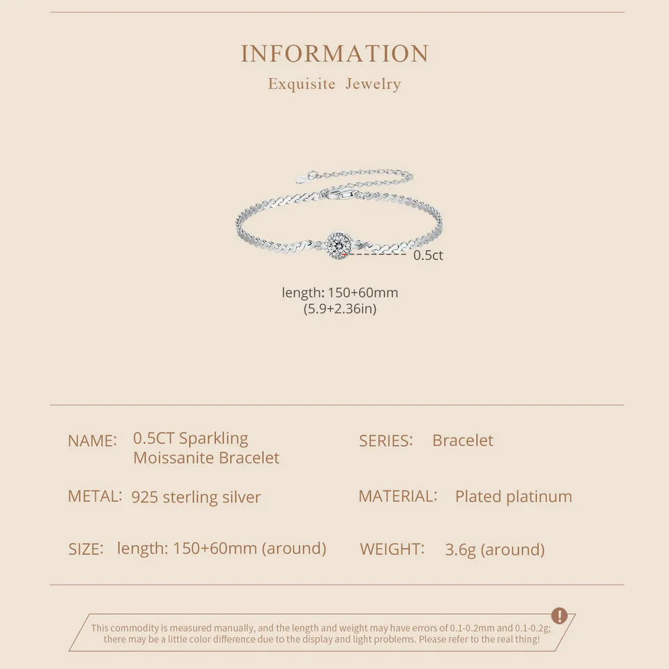 Sparkling Moissanite Bracelet