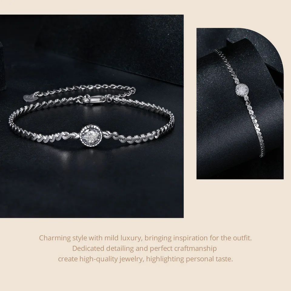 Sparkling Moissanite Bracelet
