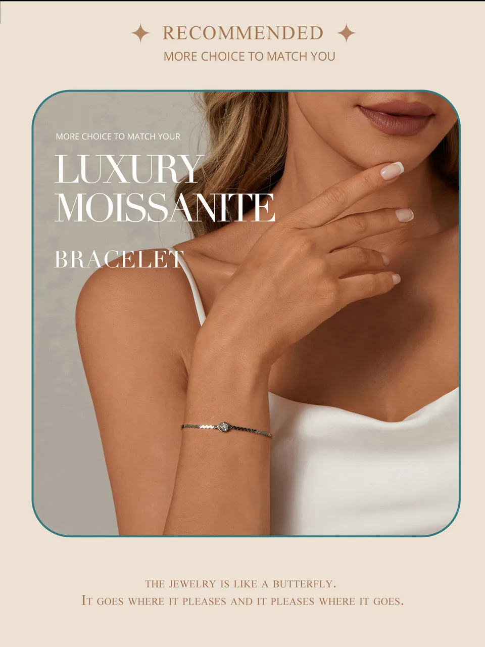 Sparkling Moissanite Bracelet