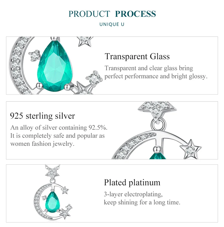 Star and Moon Necklace