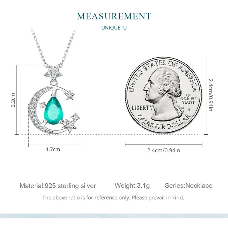 Star and Moon Necklace