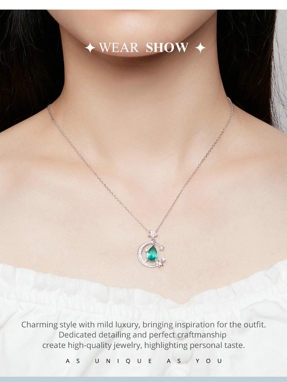 Star and Moon Necklace