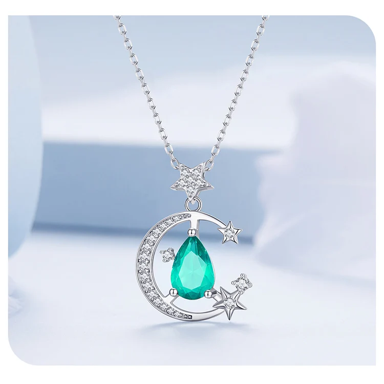 Star and Moon Necklace