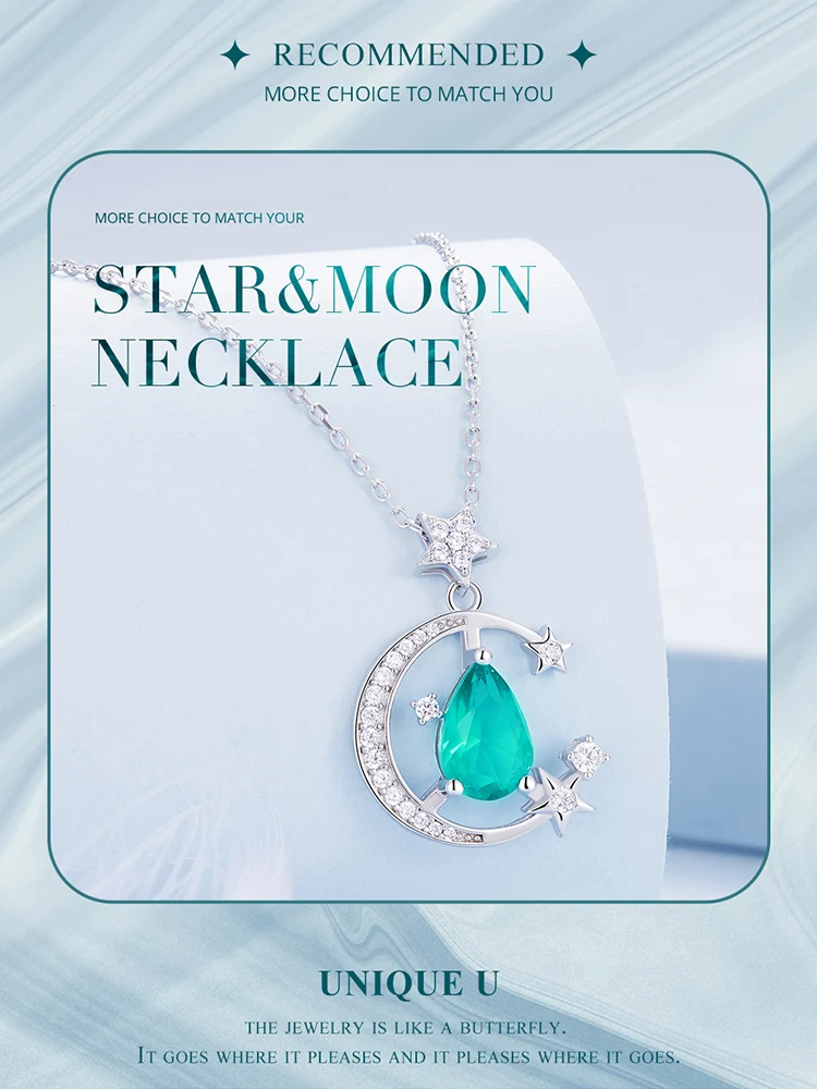 Star and Moon Necklace