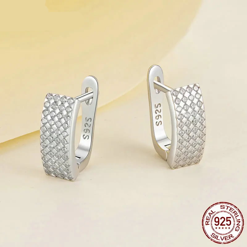 Sterling Silver Delicate Sparkling Ear https://luxynor.com Sterling Silver Delicate Sparkling Ear