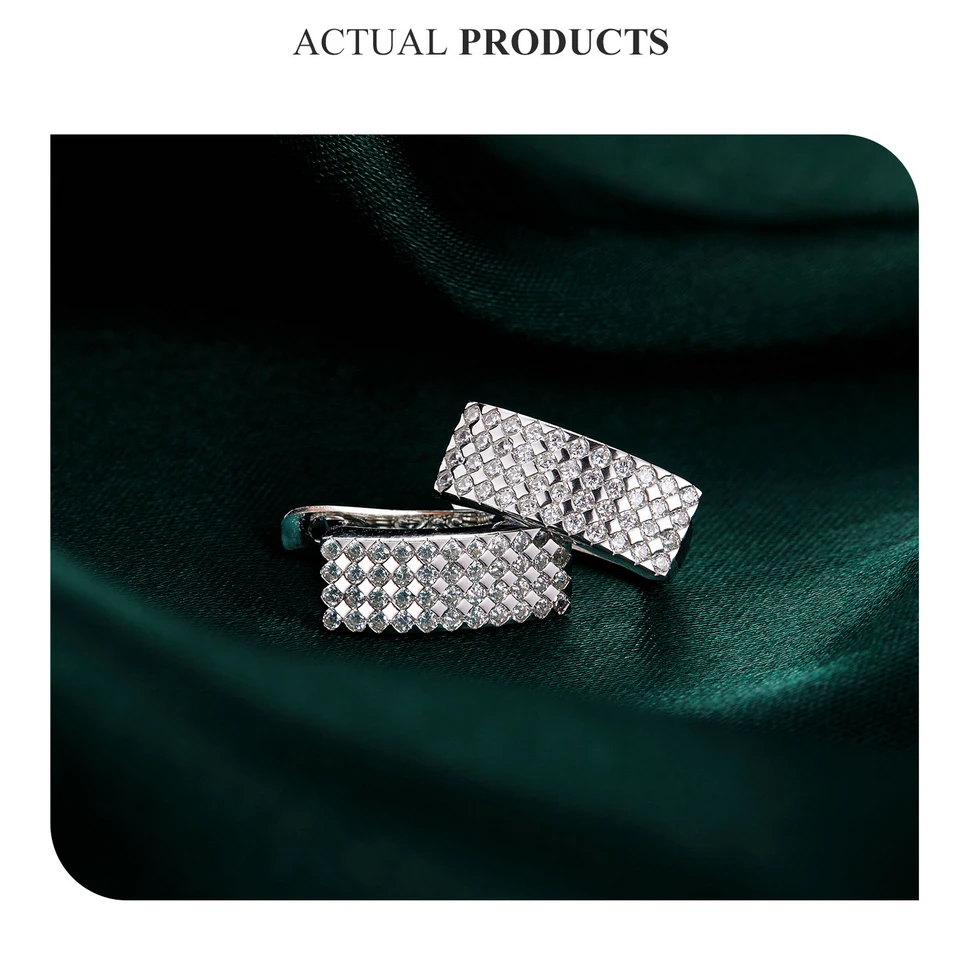 Sterling Silver Delicate Sparkling Ear