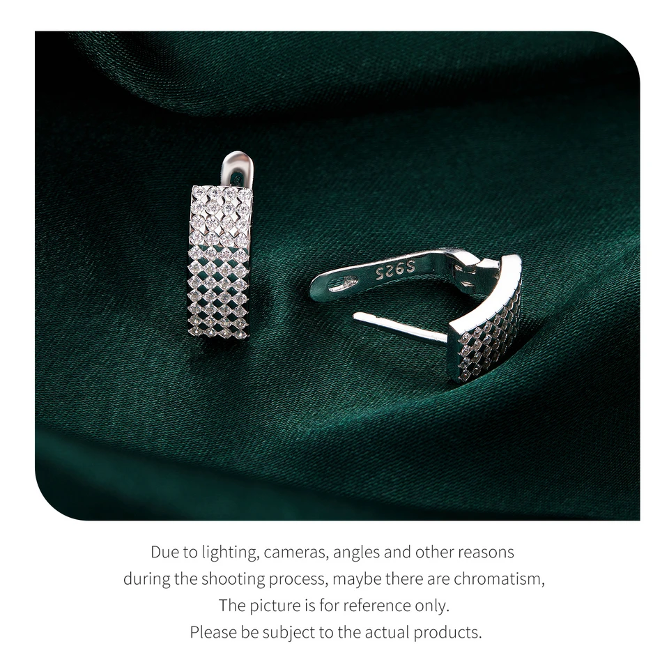 Sterling Silver Delicate Sparkling Ear