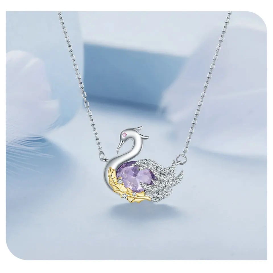Swan Pendant Necklace
