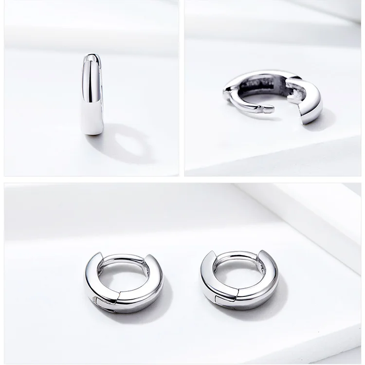 Tiny Circle Hoop Earrings