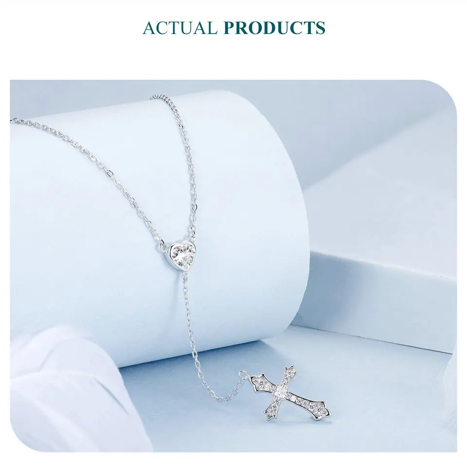 Y-shaped Cross Necklace