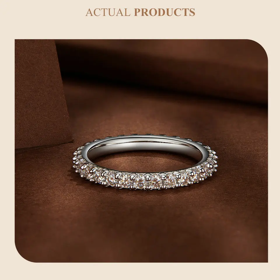 Delicate Moissanite Ring