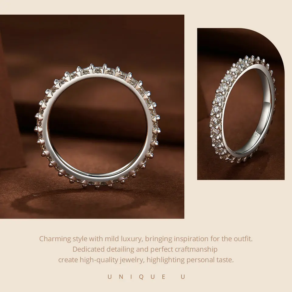 Delicate Moissanite Ring