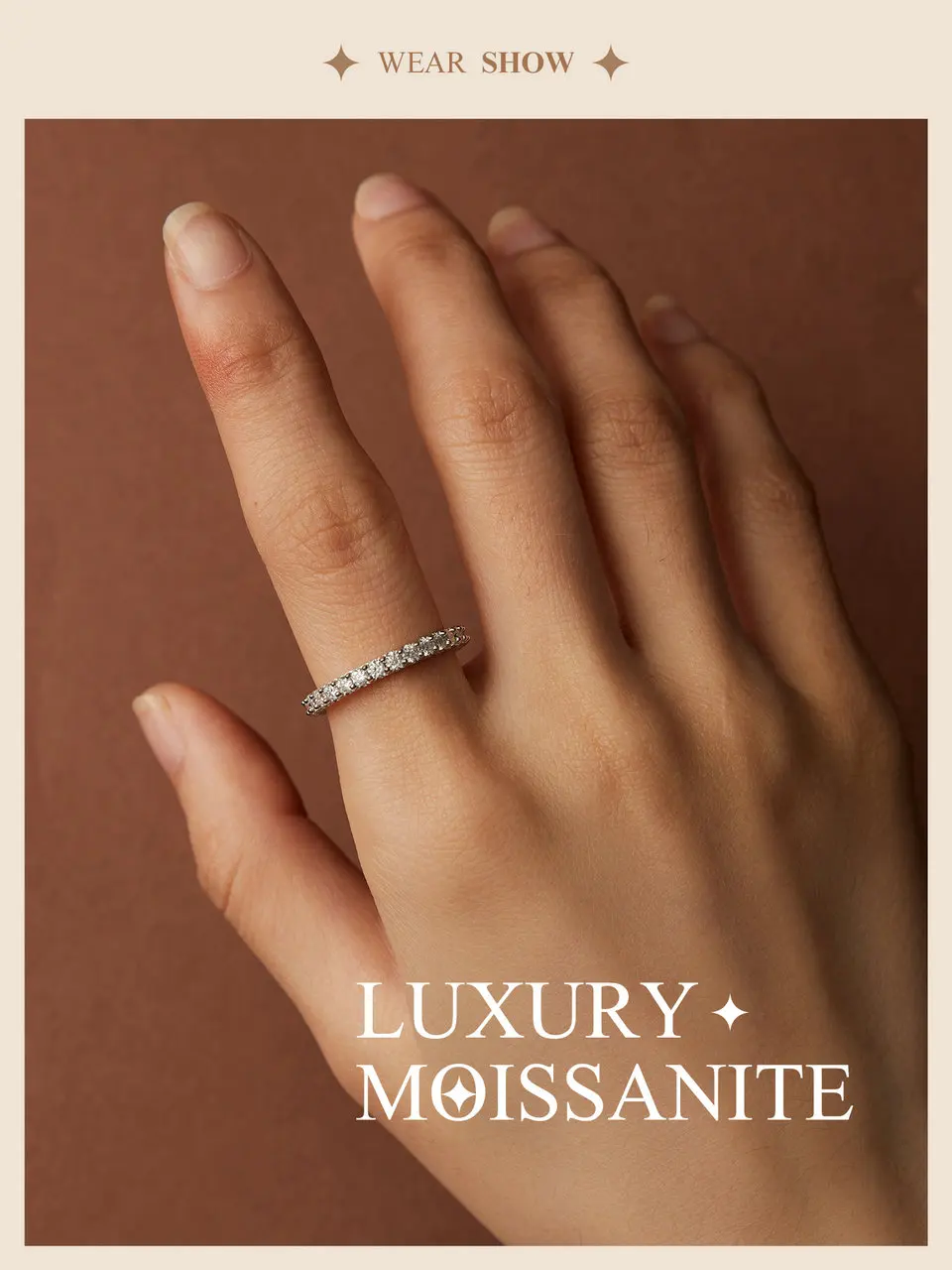 Delicate Moissanite Ring