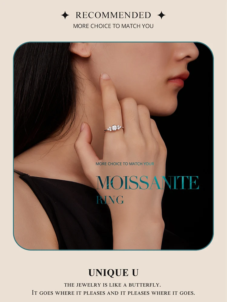 Moissanite Ring
