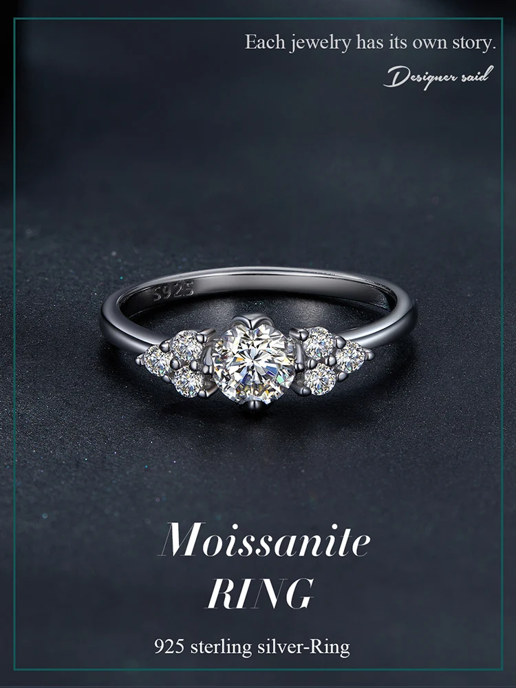 Moissanite Ring
