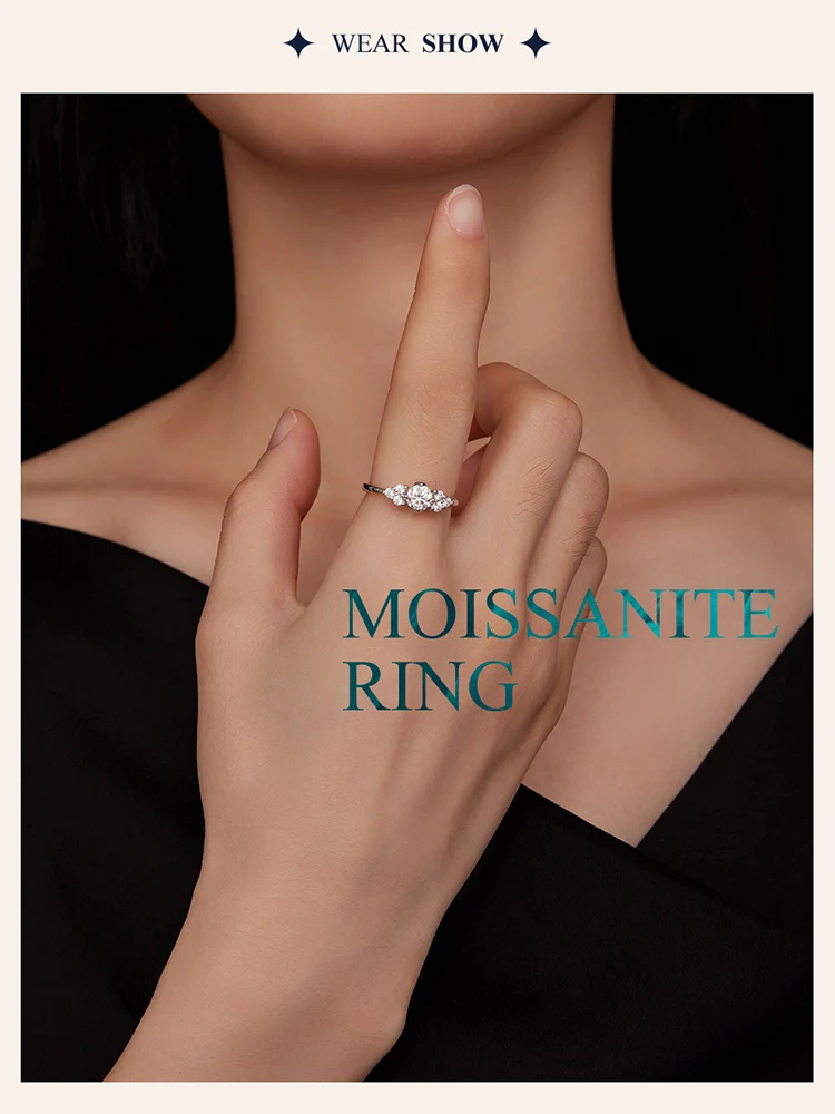 Moissanite Ring